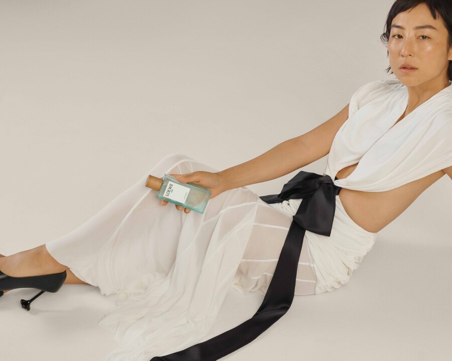 Greta Lee for Loewe tyler mitchell