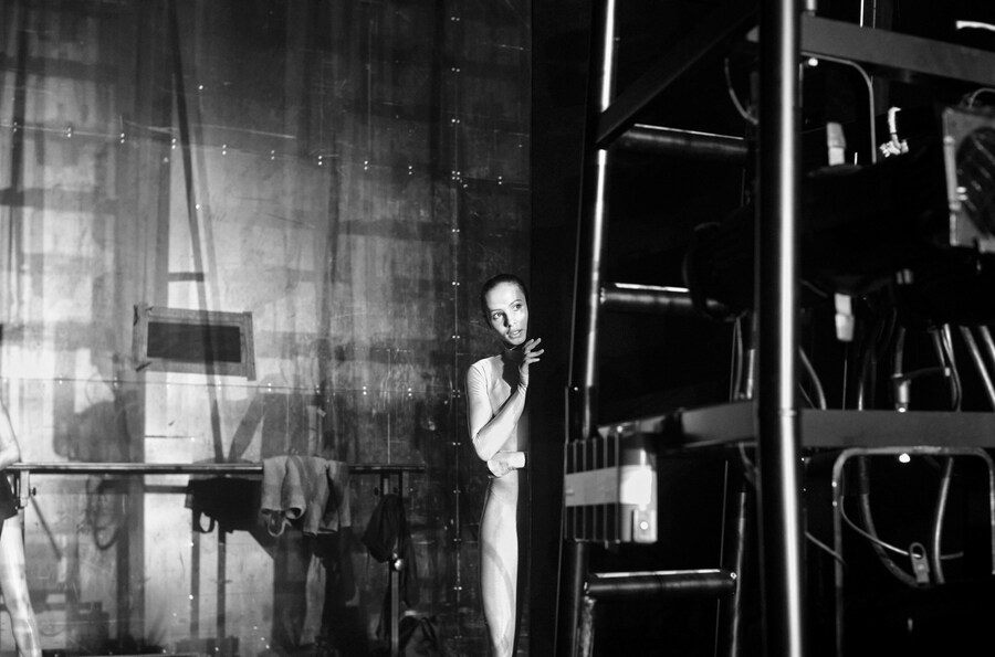 Francesca Hayward backstage at The Dante Project p