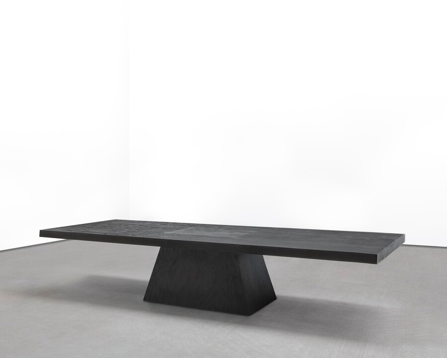 Rick Owens, Plug Table (Black Plywood) (2013), pho