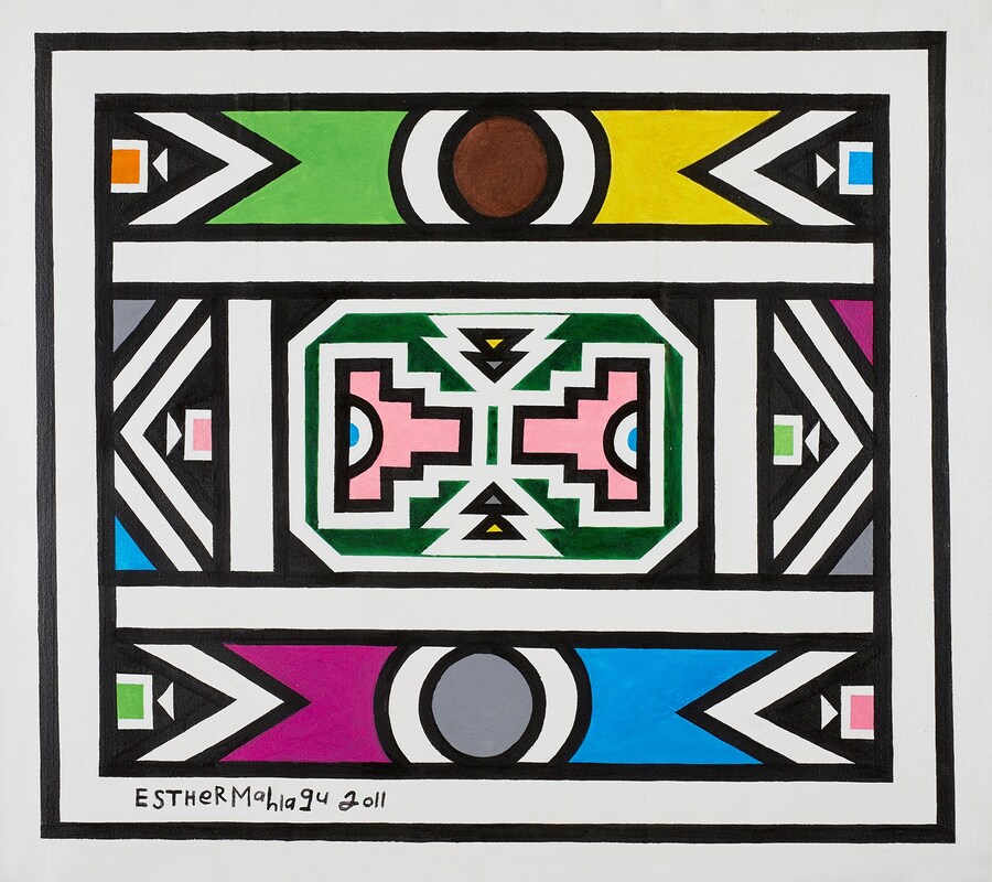 Esther Mahlangu_E055 77x87,5 2011