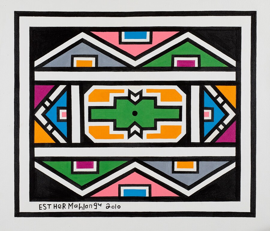 Esther Mahlangu_E071 70x83 2010