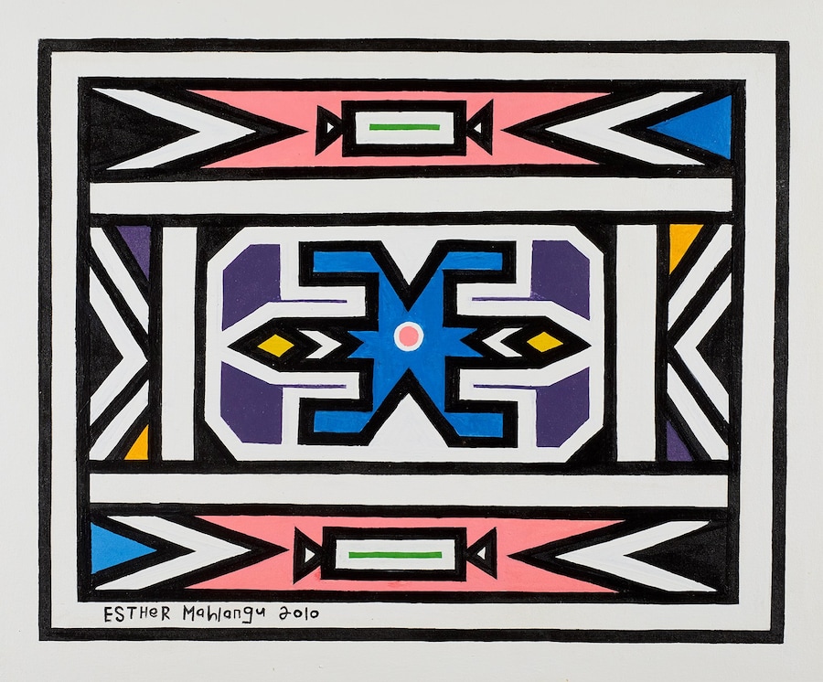 Esther Mahlangu_E098 68x83,5 2010