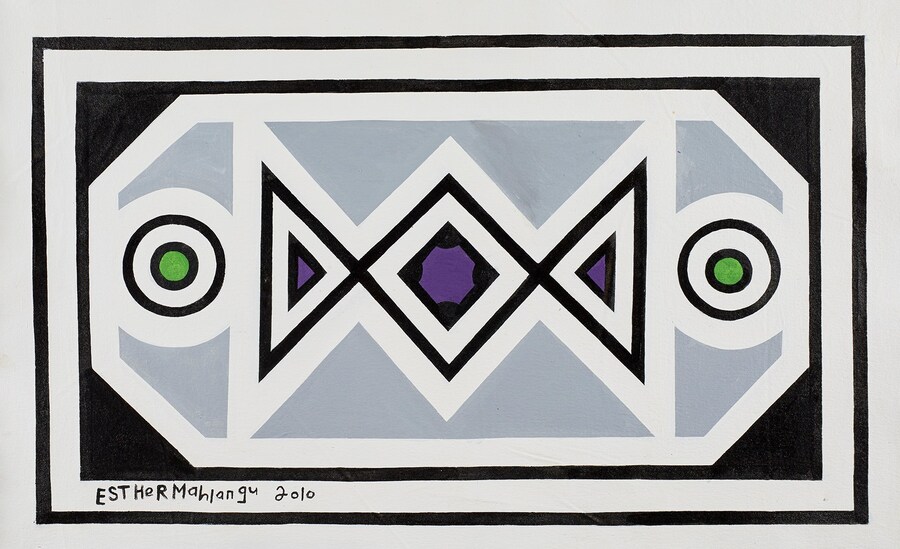 Esther Mahlangu_E108 55,5x95 2010