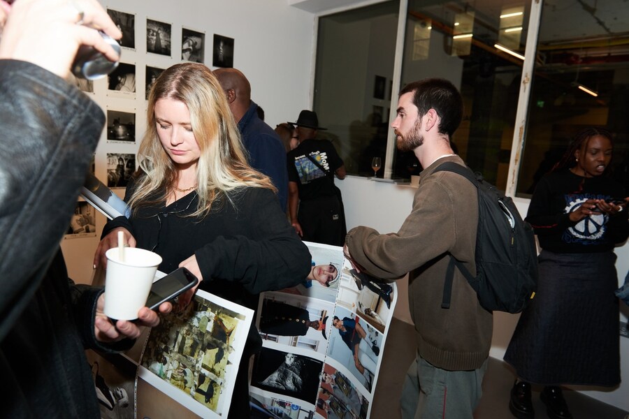 Guests at the Private View for Shashin Ron (On Photography)