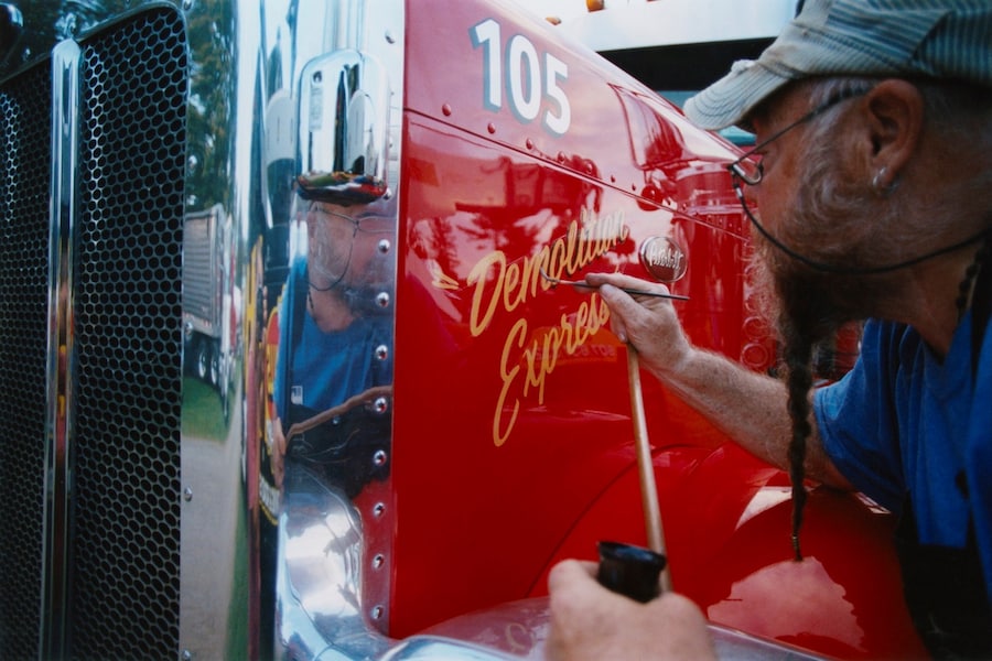American Truckers by Pietro Lazzaris
