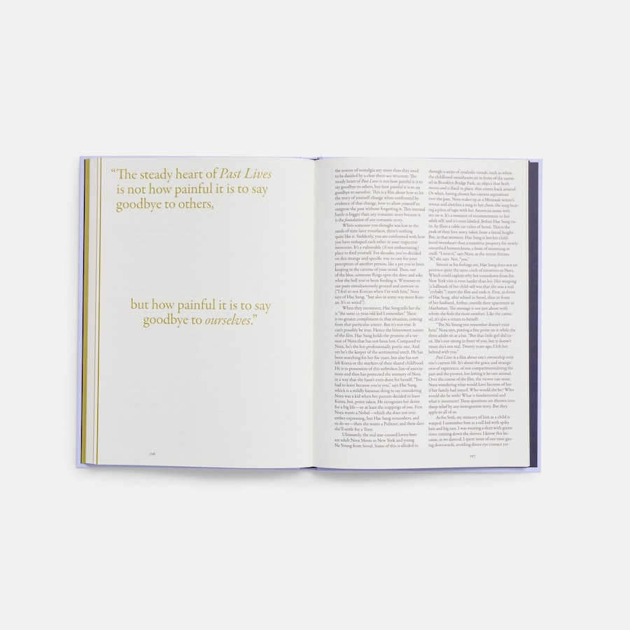 Past Lives Screenplay Book