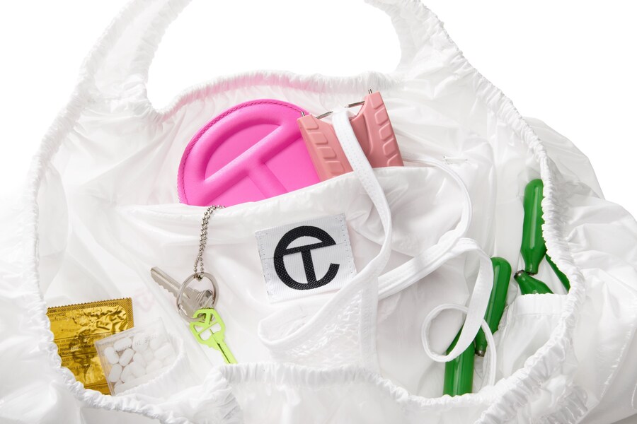 TELFAR-MEDIUM-FLOWER-PLASTIC-BAG-WHITE-INTERIOR