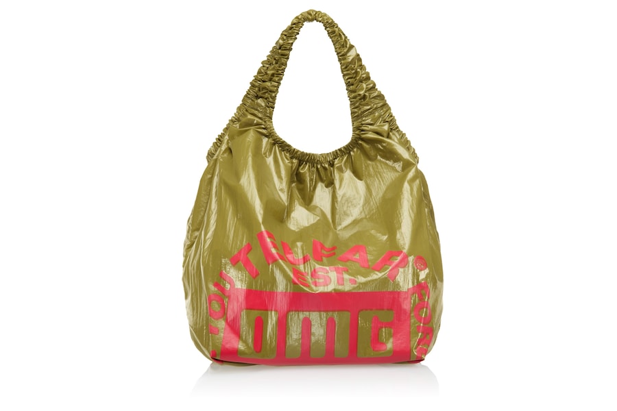 TELFAR-MEDIUM-OMG-PLASTIC-BAG-OLIVE-FRONT