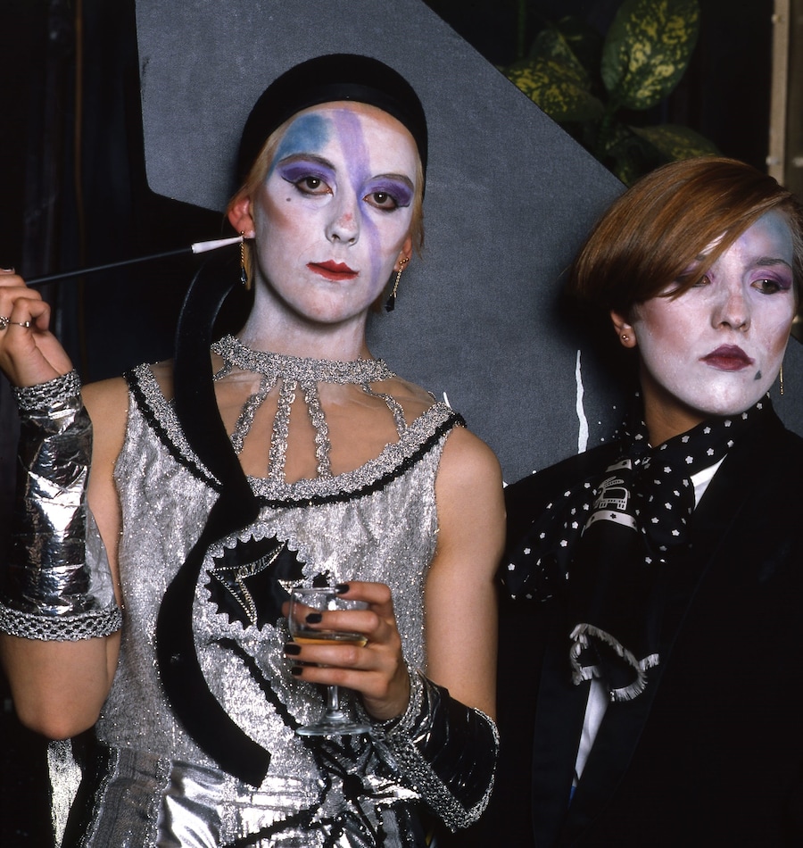 Two Blitz attendees, about 1980