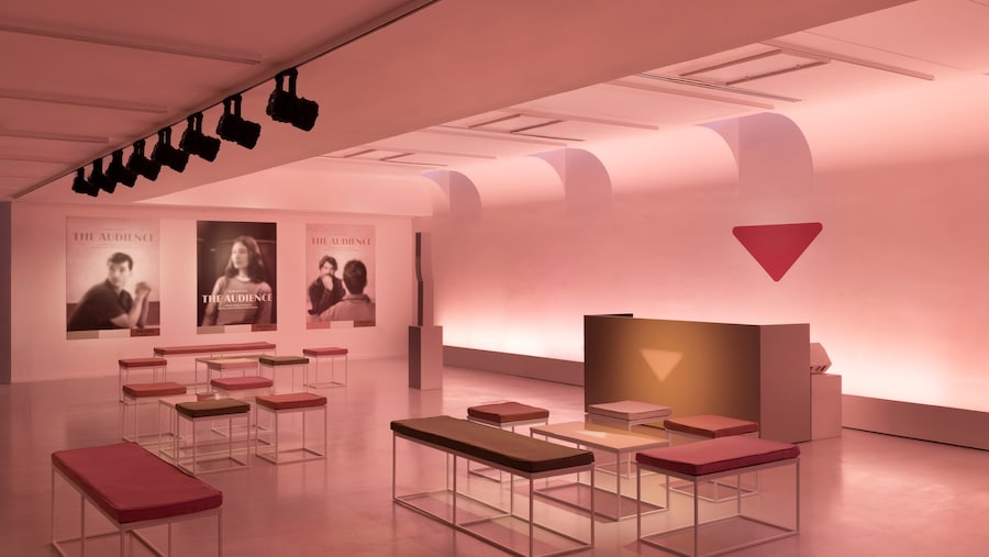 The Audience at Prada Mode by Elmgreen &amp; Dragset