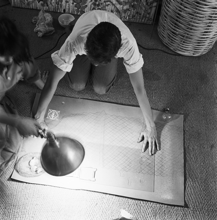 The Blueprints of Robert Rauschenberg and Susan Weil, 1950