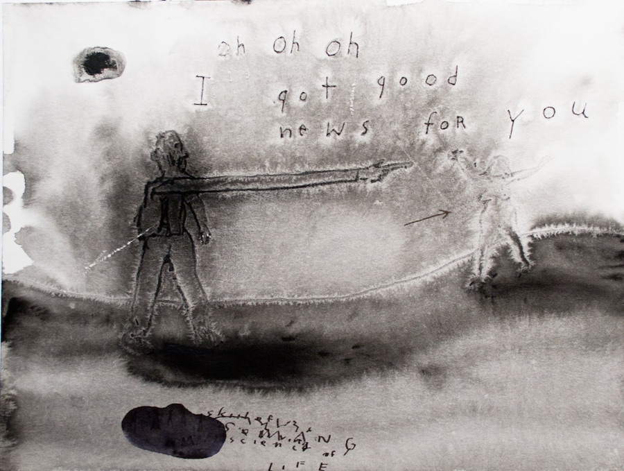 David Lynch Artist Paintings at Pace Gallery Berlin