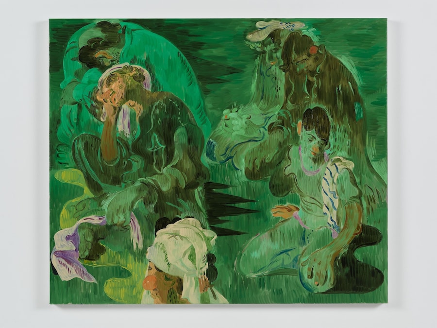 3. Salman Toor, The Inheritors (2022), Oil on canv