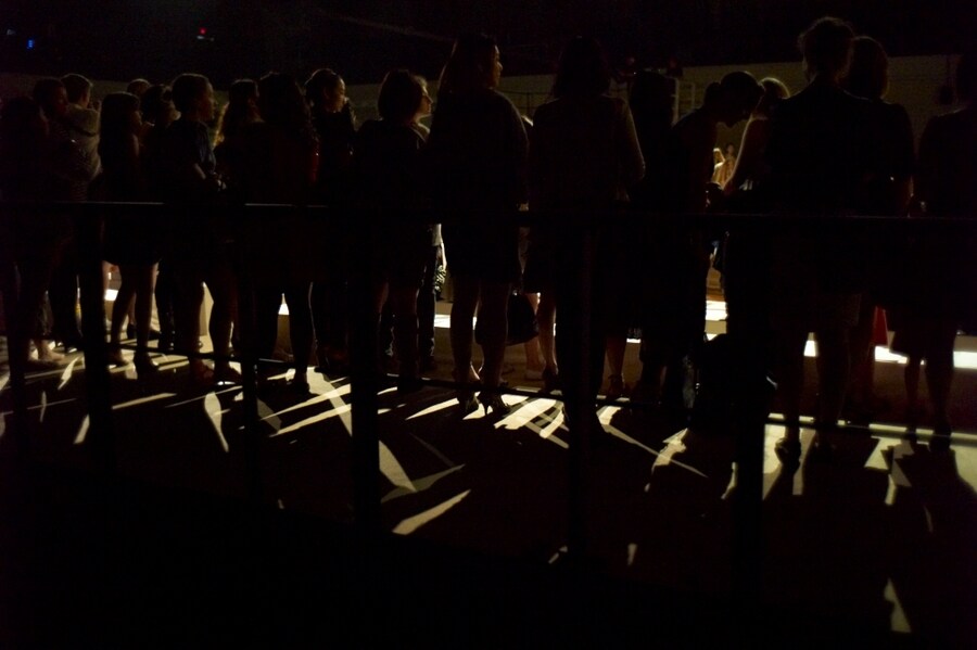 Runway crowd at Marc by Marc Jacobs