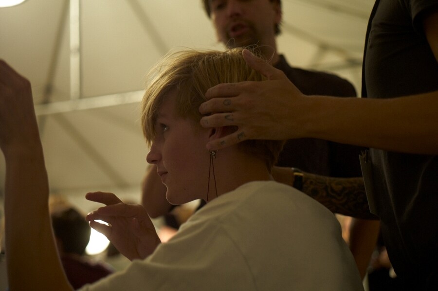 Backstage at Marc by Marc Jacobs