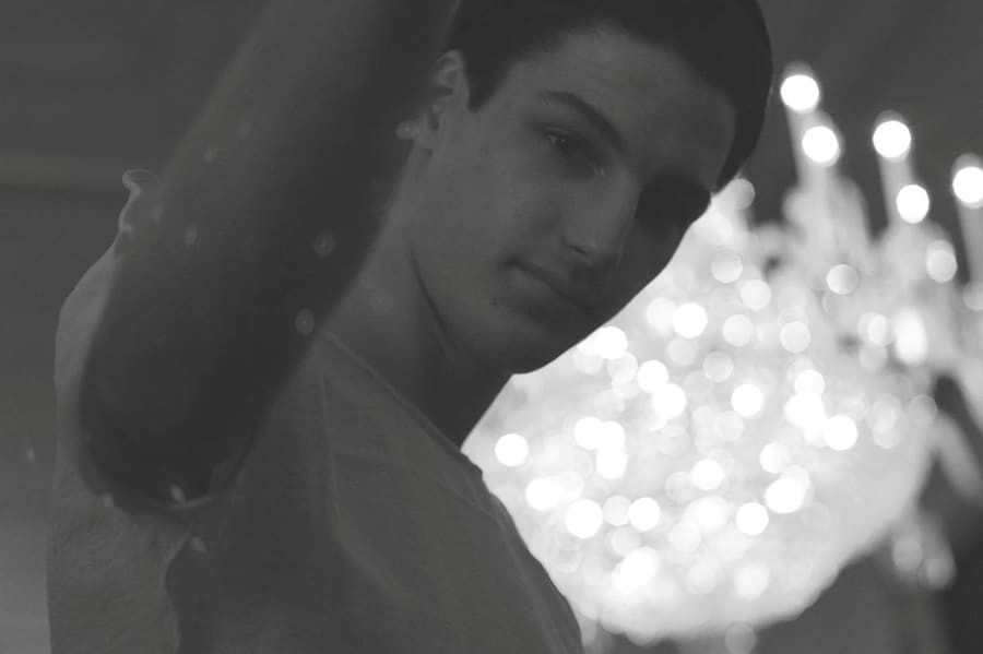 Model backstage at Topman