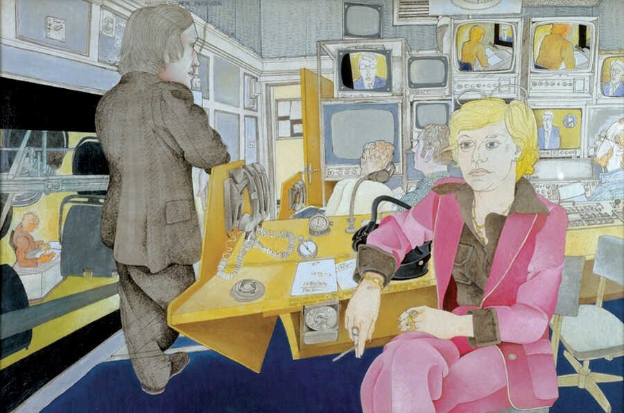 Malcolm Cooper and Fidelma Cook Producer and Reporter in BBC