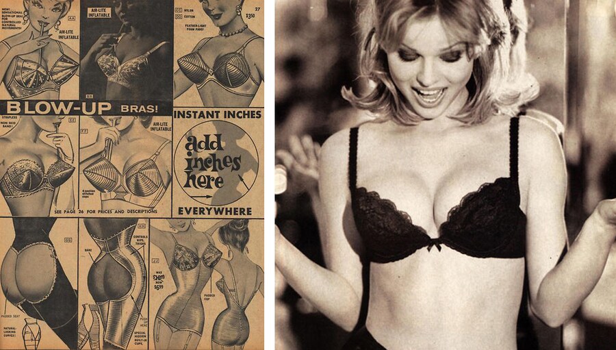 Blow-up bras