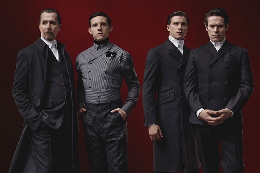 Prada A/W12 featuring Gary Oldman, Jamie Bell, Garrett Hedlu