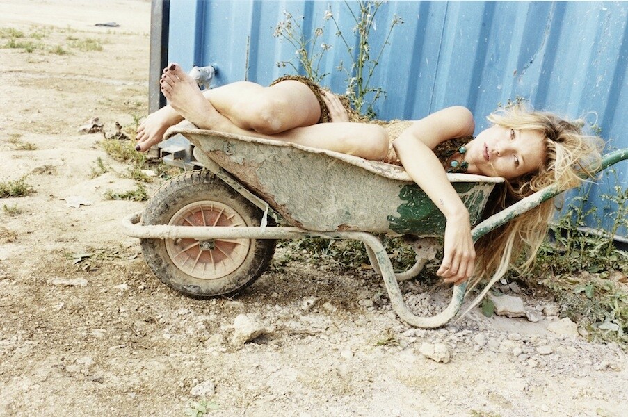 Kate in the Wheelbarrow