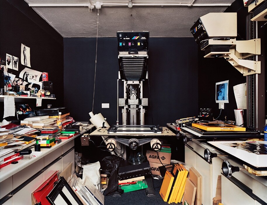 Brian Dowling's darkroom, Old Street