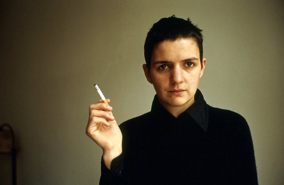 Siobhan with a cigarette, Berlin 1994 by Nan Goldin