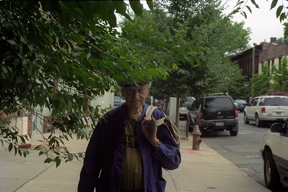 Jonas Mekas in Brooklyn