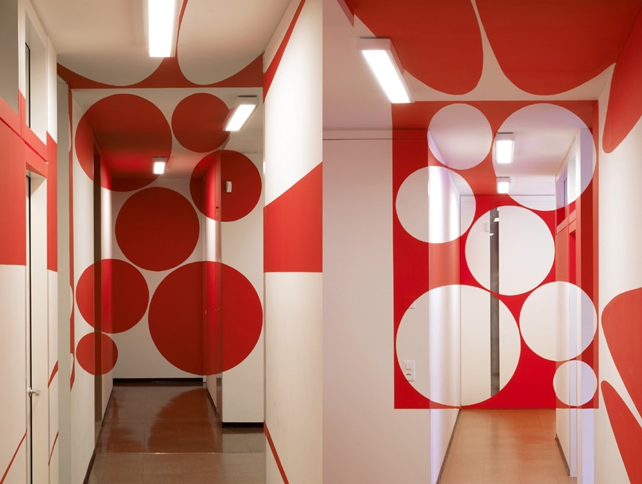 Felice Varini, Tra il pieno e il vuoto, 2013