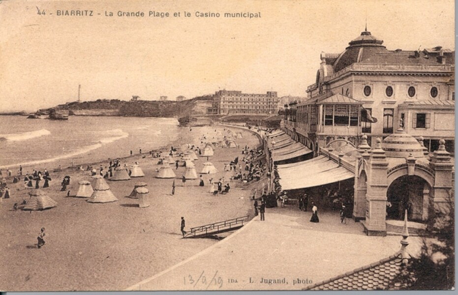 Hotel du Palais, Biarritz, 1919