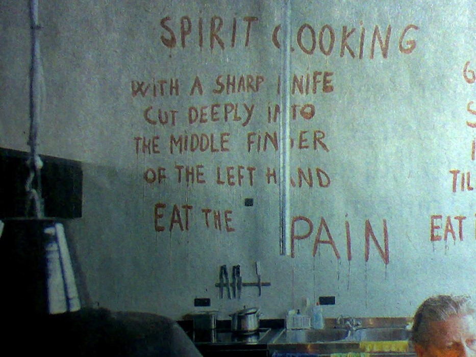 Marina Abramovic&#39;s Spirit Cooking 3