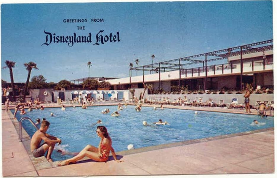 Greetings from the Disneyland Hotel, 1955