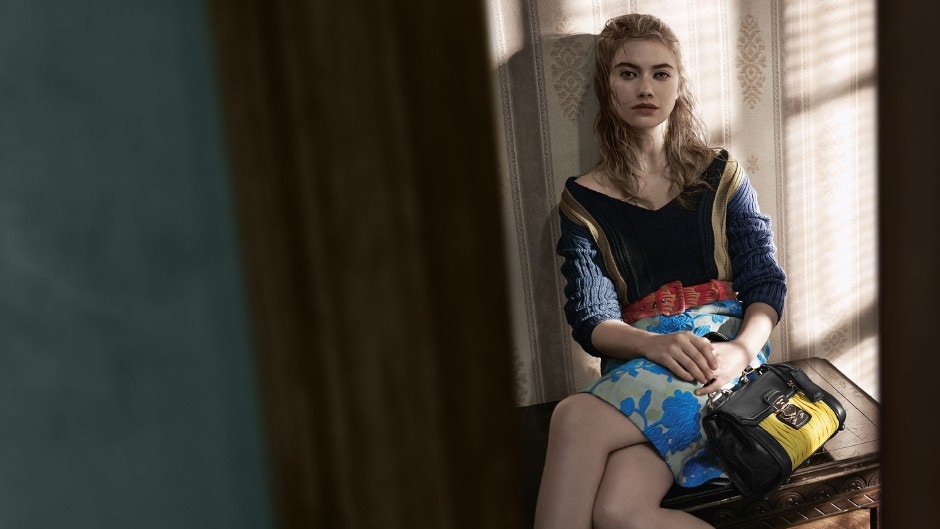 Imogen Poots for Miu Miu S/S15