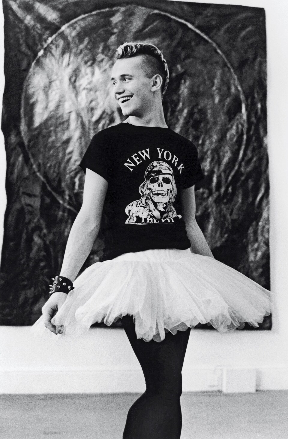 1. Michael Clark during the opening of Derek Jarma