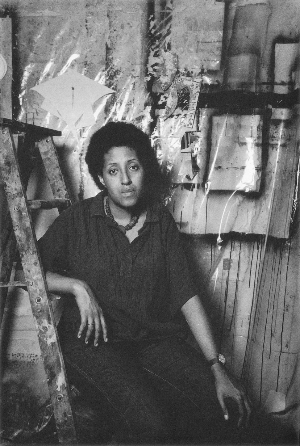 Portrait of Howardena Pindell, 1973. Courtesy of t
