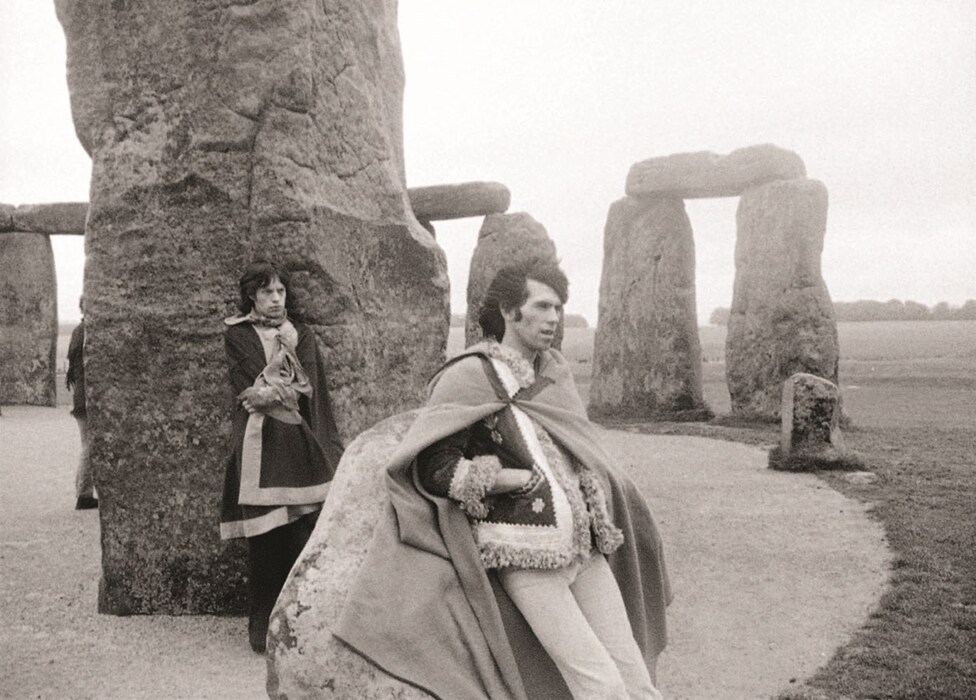 Keith & Mick, Stonehenge, 1967