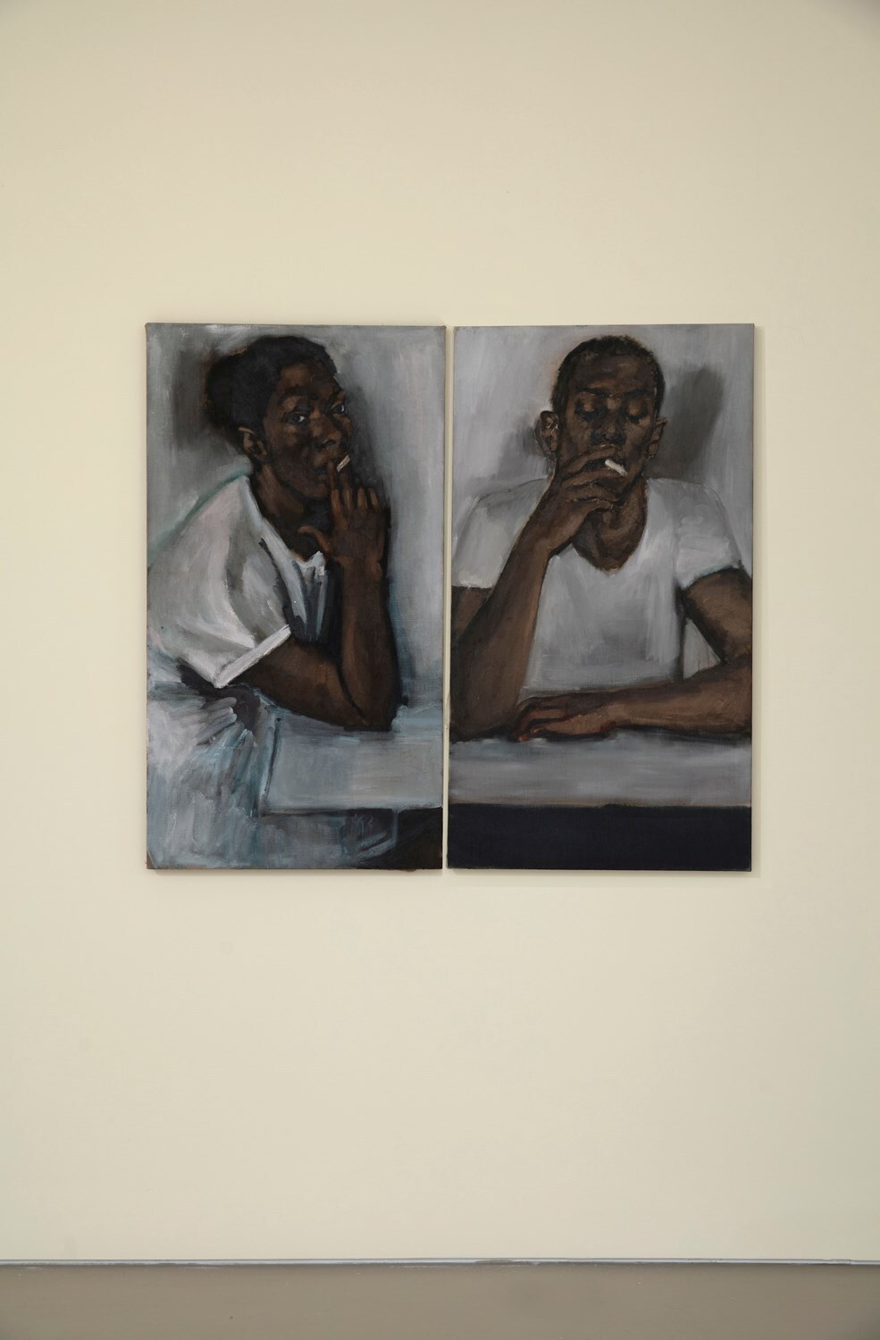 Lynette Yiadom-Boakye paintings Nearer than Kith 2018