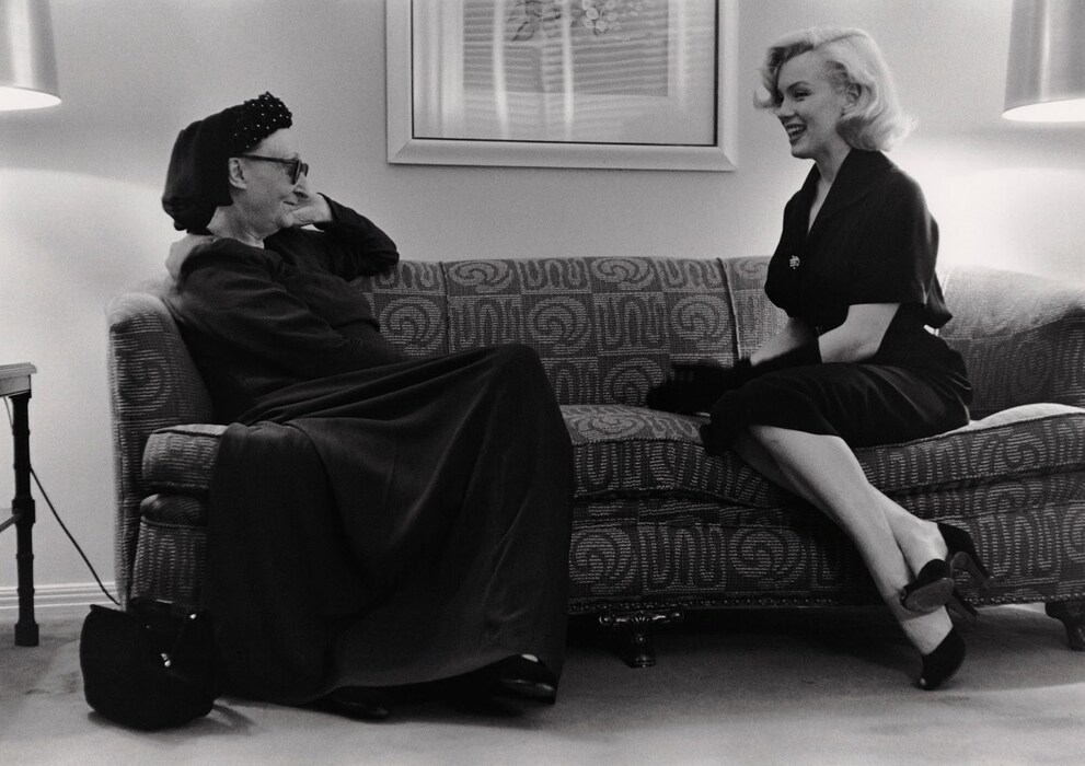Edith-Sitwell_Marilyn-Monroe_George-Silk